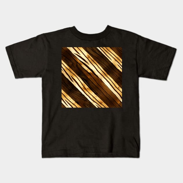 Wood pattern, model 14 Kids T-Shirt by Endless-Designs